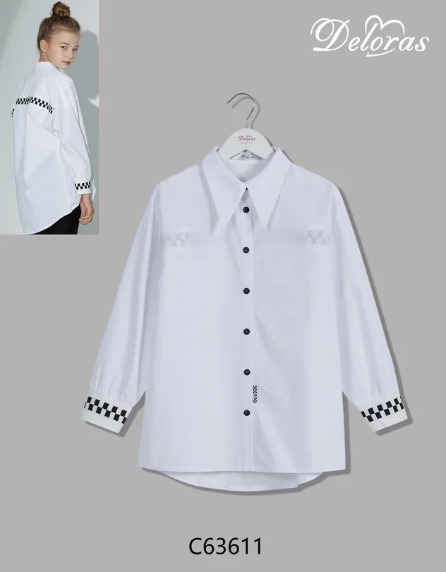DELORAS Рубашка C63611 (Белый)...